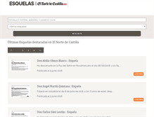 Tablet Screenshot of esquelas.elnortedecastilla.es