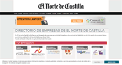 Desktop Screenshot of guiasanitaria.elnortedecastilla.es
